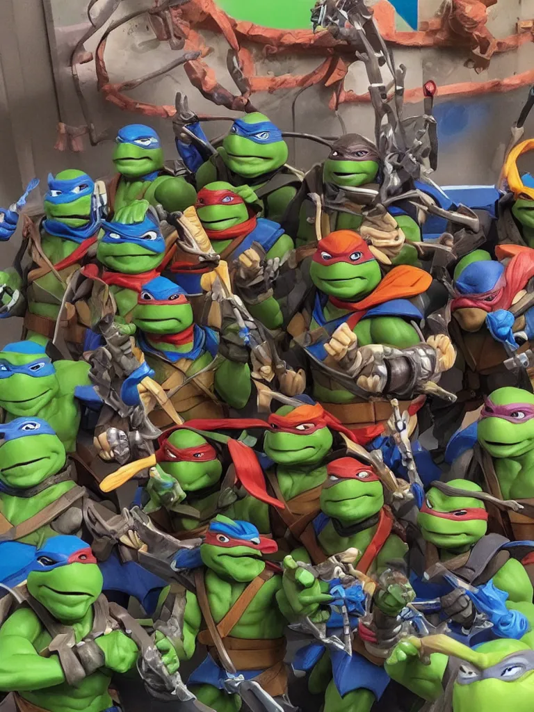 Image similar to tmnt playmates toys figure