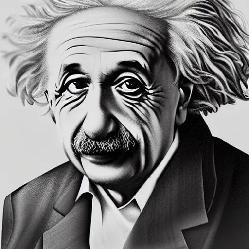 Image similar to albert einstein by jessica oyhenart