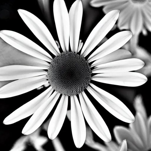 Image similar to a flower in infrared