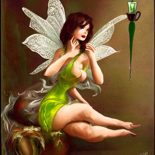 Image similar to the absinthe fairy