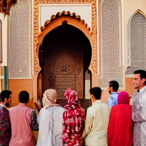 Image similar to a moroccan wedding