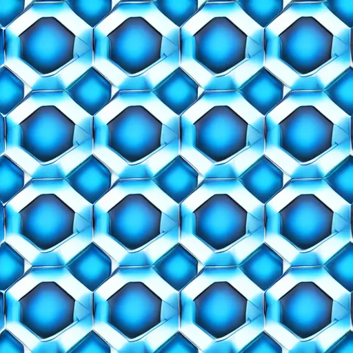 Prompt: hexagons, hexagonal blue lines, regular, symmetrical, shiny lines, realistic