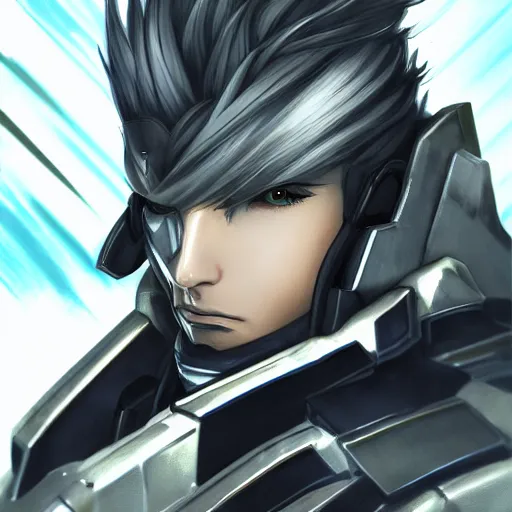 portrait of jetstream sam from metal gear rising,, Stable Diffusion