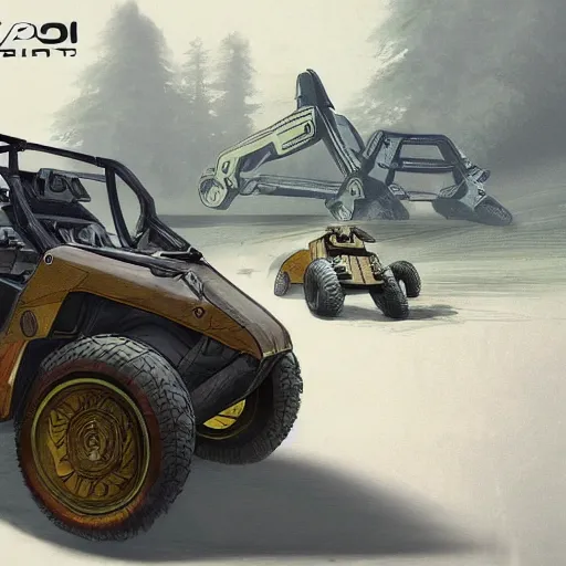 Image similar to concept art blueprint halo new atv vehicles