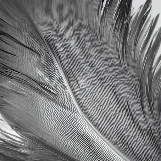 Prompt: feather, studio photography