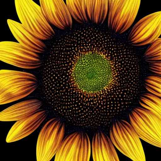 Image similar to Blackhole Sunflower