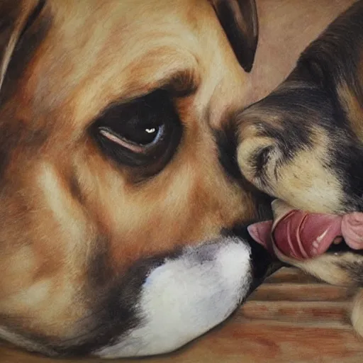 Prompt: eden ben zaken eating a dog, photorealistic, detailed