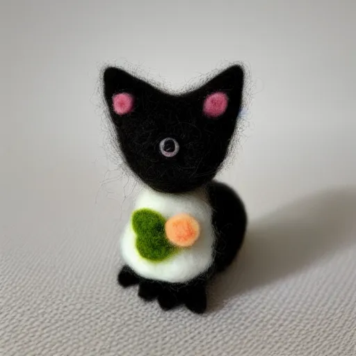 Image similar to needle felt kitten