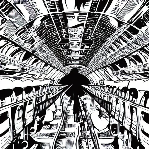 Image similar to airplane whole illustration vector digital art trending on artstation w 6 4 0