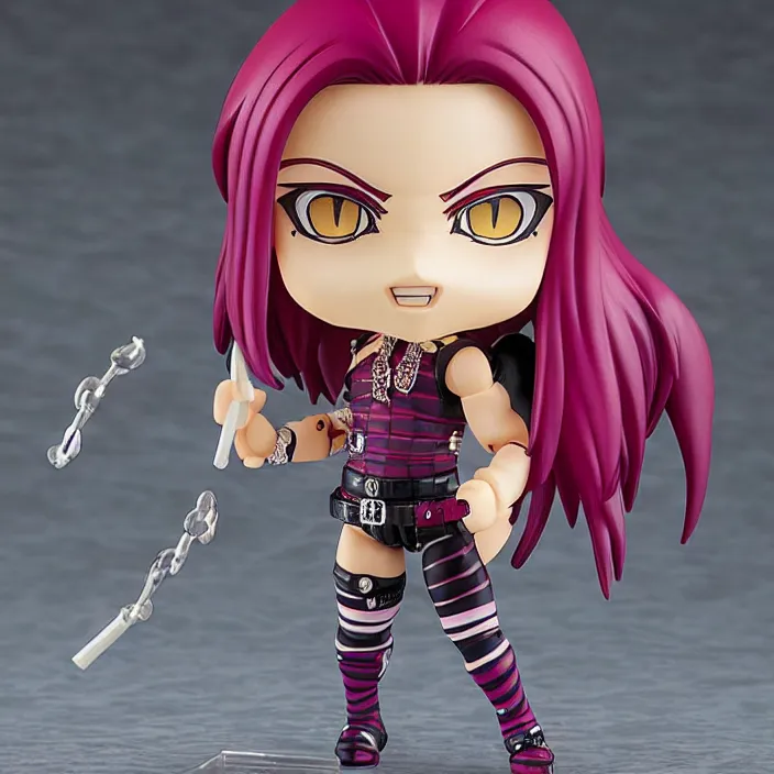 Image similar to diavolo, an anime nendoroid of diavolo, jojos bizarre adventure, figurine, detailed product photo