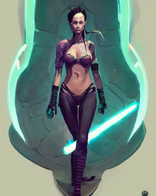 Image similar to viper valorant beautiful female tattoo symmetrical face eyes full length fantasy art Video game icon, 2d game art gta5 cover , official fanart behance hd artstation by Jesper Ejsing, by RHADS, Makoto Shinkai and Lois van baarle, ilya kuvshinov, rossdraws