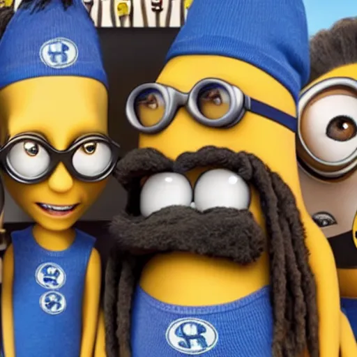 Prompt: snoop dog in the movie despicable me