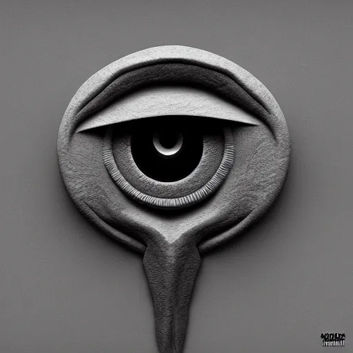 Image similar to detailed octane render eye of horus, in style of zdzisław beksinski, trending on cgsociety