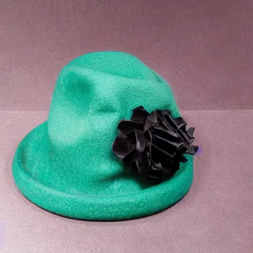 Prompt: ceaseless watcher, turn your gaze upon this wretched hat, horror, photograph