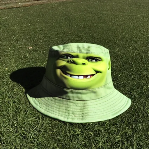 Image similar to shrek bucket hat