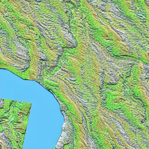 Image similar to 3d topographical map of Virginia