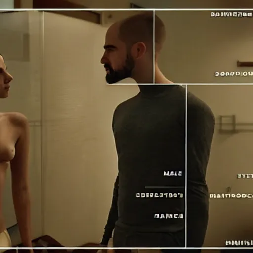 Image similar to screenshot from the movie Ex Machina (2014), cinematic,