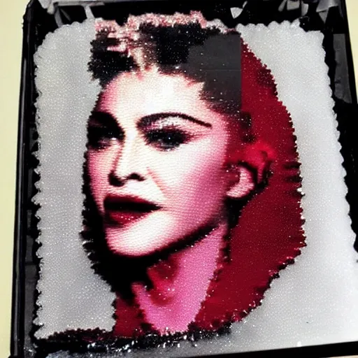 Image similar to madonna made from jello