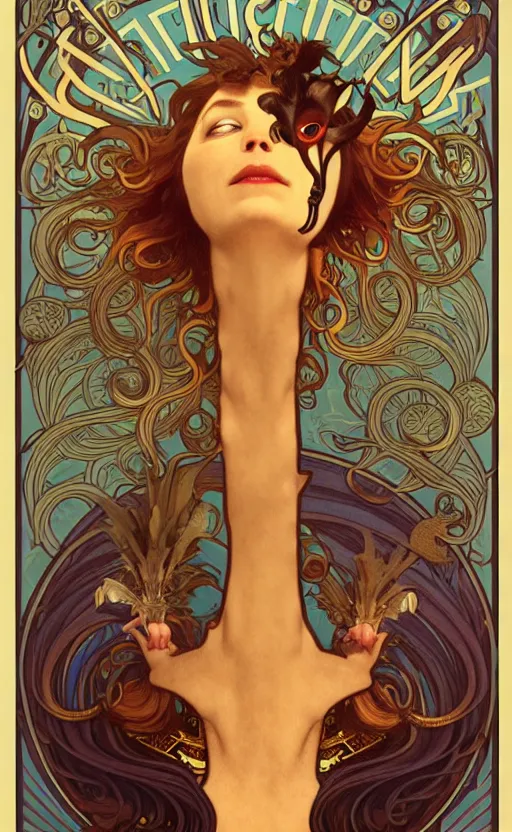 Prompt: exquisite imaginative anthropomorphic creature poster art, movie art, by lucusfilm, weta studio, alphonso mucha, jame jean 8 k, denoised