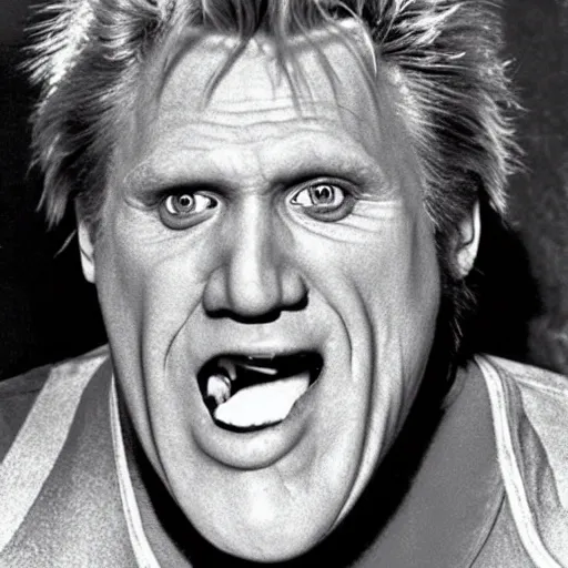 Image similar to gary busey as bigfoot