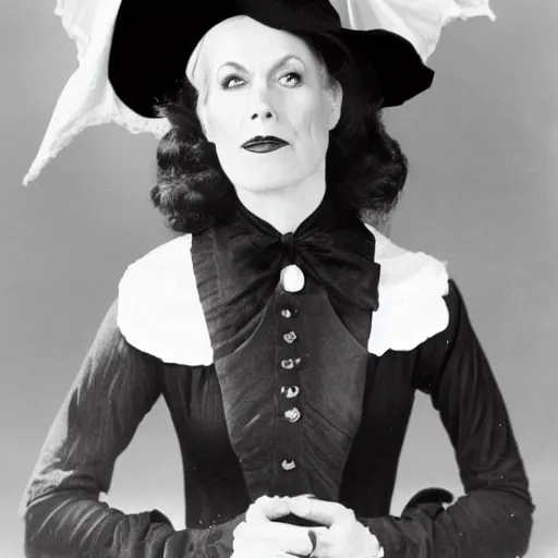 Image similar to sears-photo portrait of real-life wicked-witch