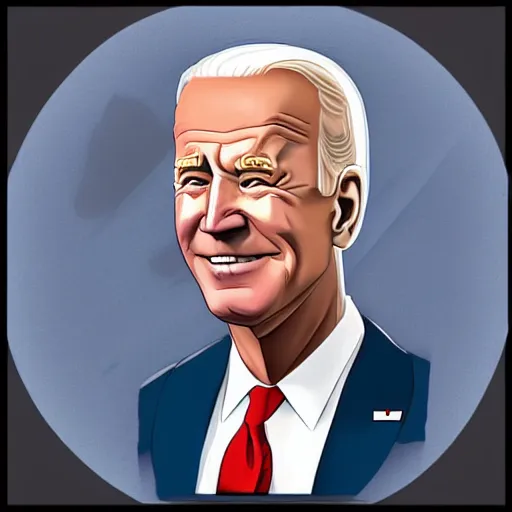 Prompt: joe biden as a world war 2 caricature, artstation