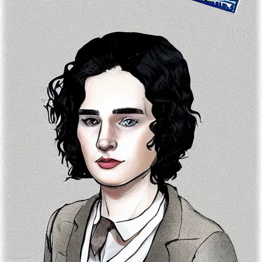 Prompt: john snow as a female
