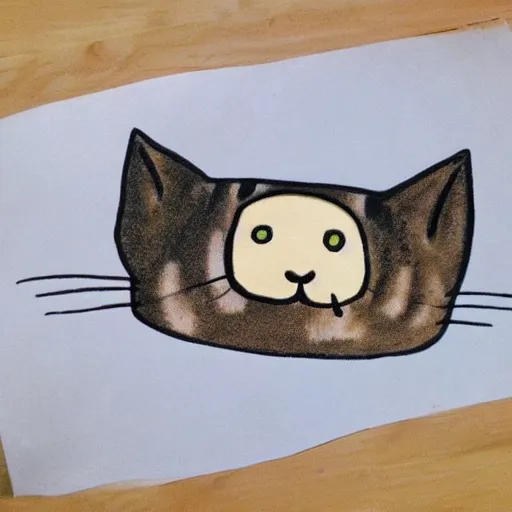 Prompt: cat in the style of potato, cat potato, potato with cat face, art