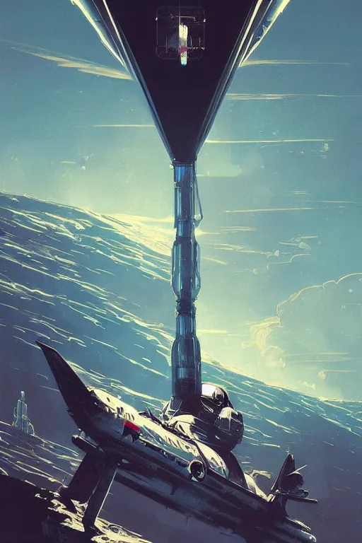 Image similar to travel to space ,vintage Film Poster, illustration, dramatic lighting, cinematic, establishing shot, extremly high detail, photo realistic, cinematic lighting, post processed, concept art, artstation, matte painting, style by eddie mendoza, raphael lacoste, alex ross