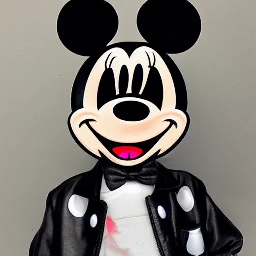 Image similar to Mickey airbrush gangster