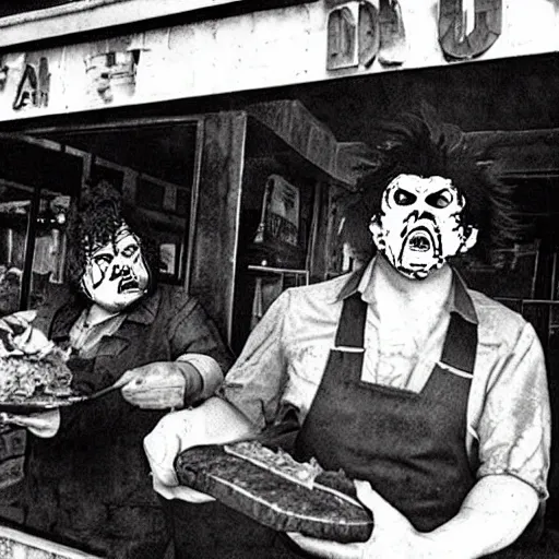 Image similar to Leatherface fast food restaurant