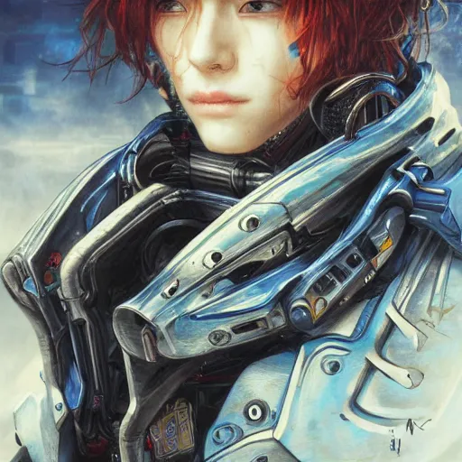 Image similar to a portrait of a character in a scenic environment by ayami kojima, hyperdetailed, cyberpunk, cool, cybernetically enhanced, trending on artstation