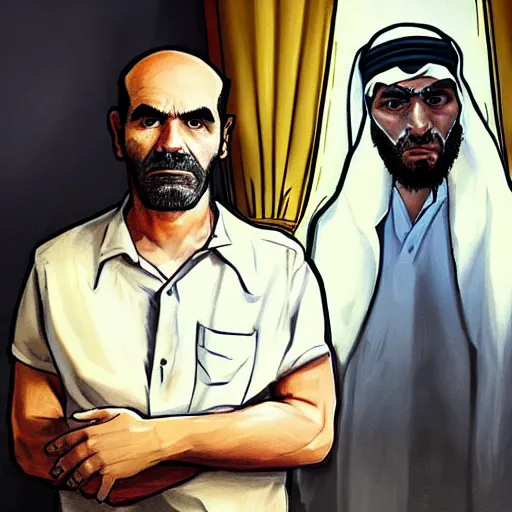 Image similar to Portrait of Trevor Philips Converts to Islam