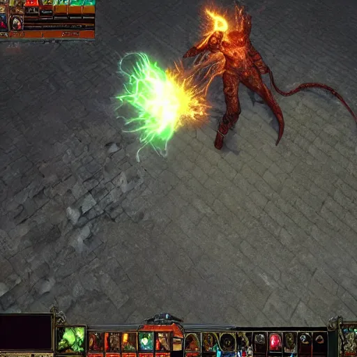 Image similar to the final boss in path of exile