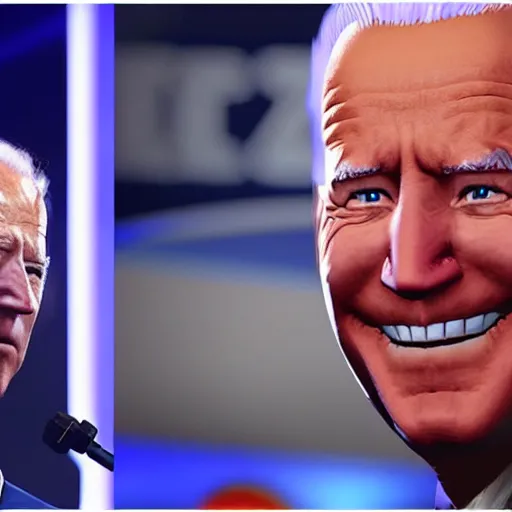 Image similar to joe biden in tekken 7