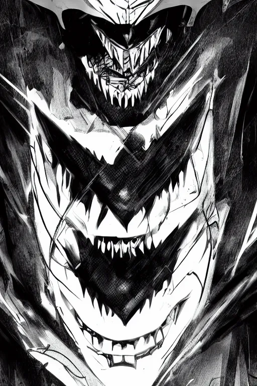 Image similar to the batman who laughs, comic strip style, dynamic lighting, fantasy concept art, trending on art station, stunning visuals, creative, cinematic, portrait, ultra detailed