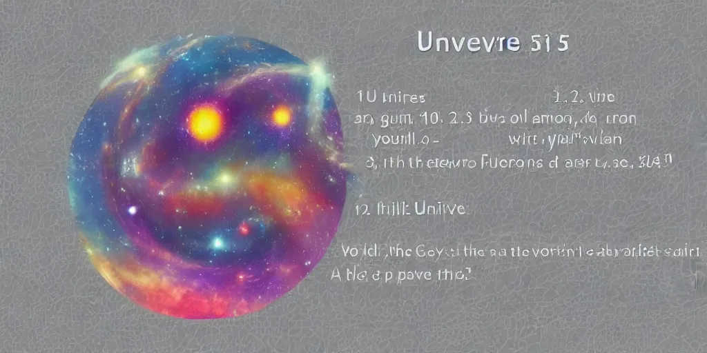 Image similar to Universe starts in 4, 3, 2 ...