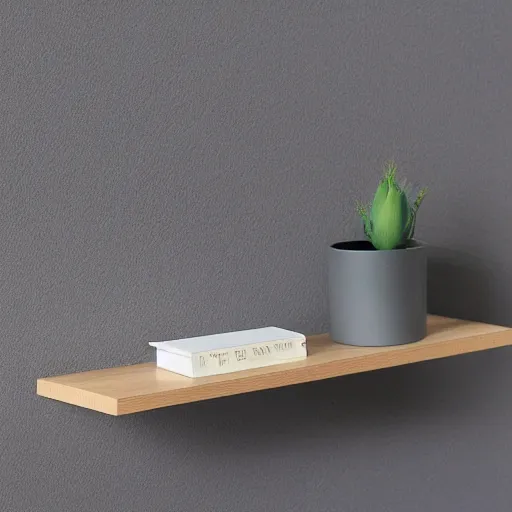 Image similar to white zen clean modern minimalist sparse oak shelf