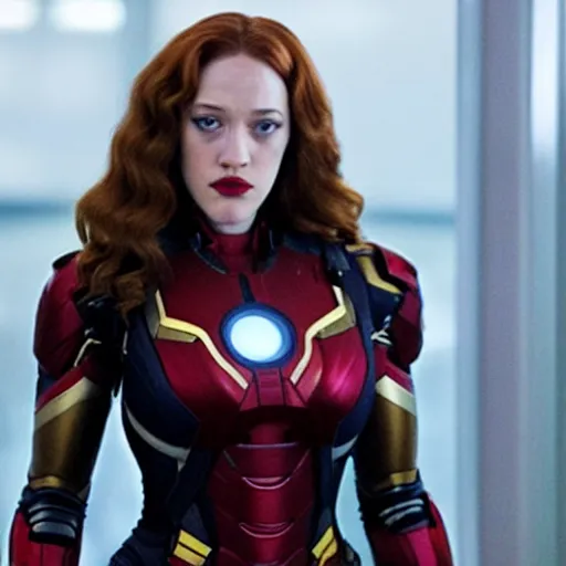 Prompt: a still of kat dennings as black widow in iron man 2 ( 2 0 1 0 )