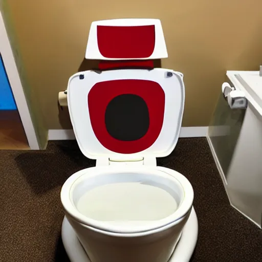 Image similar to gaming chair with a toilet