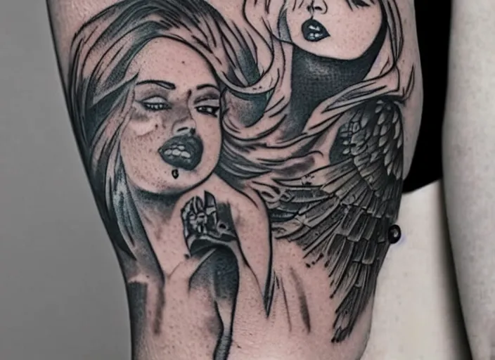 Image similar to a tattoo of a tattoo on a tattoo