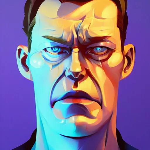 Image similar to face icon stylized minimalist t - 1 0 0 0, loftis, cory behance hd by jesper ejsing, by rhads, makoto shinkai and lois van baarle, ilya kuvshinov, rossdraws global illumination