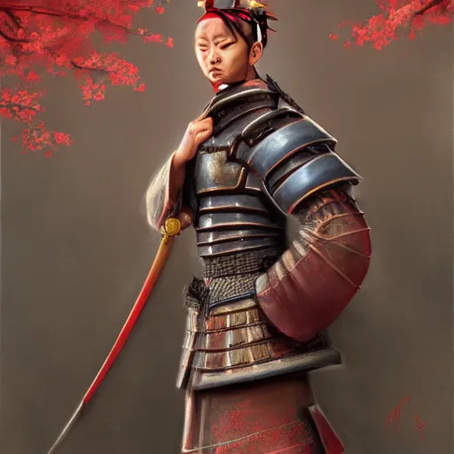 Image similar to samurai, cherry blosdom, japanese temple, digital art, irina french, heraldo ortega, mandy jurgens, golden ratio, art canvas, award winning, masterpiece trending on artstation 8 k 1 5 0 mpx