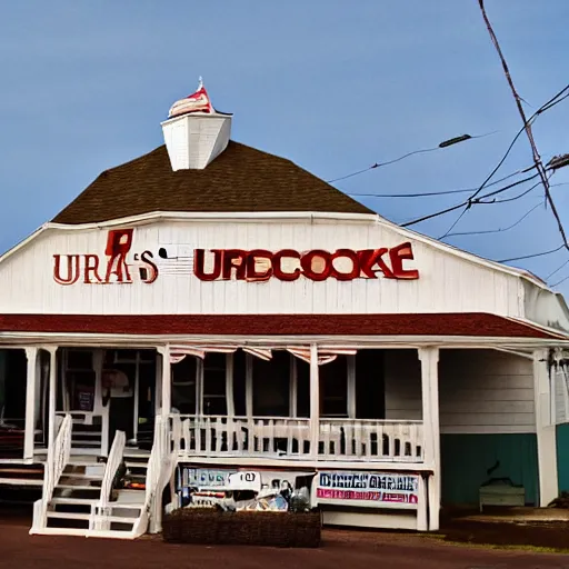 Image similar to a ufo hovering above Howard's pub ocracoke nc photo