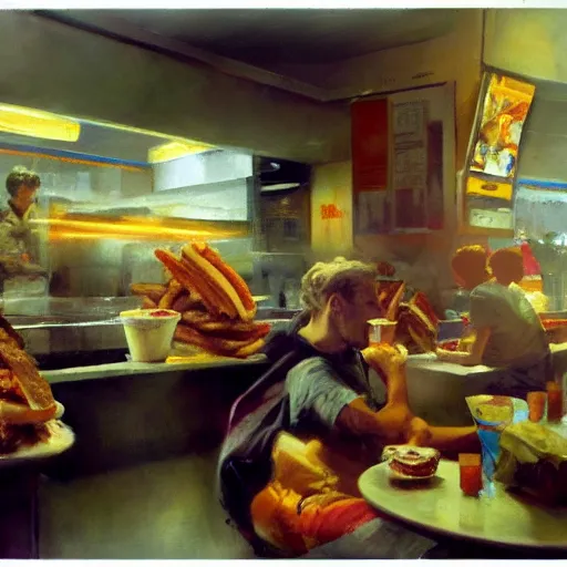 Prompt: fast food, craig mullins