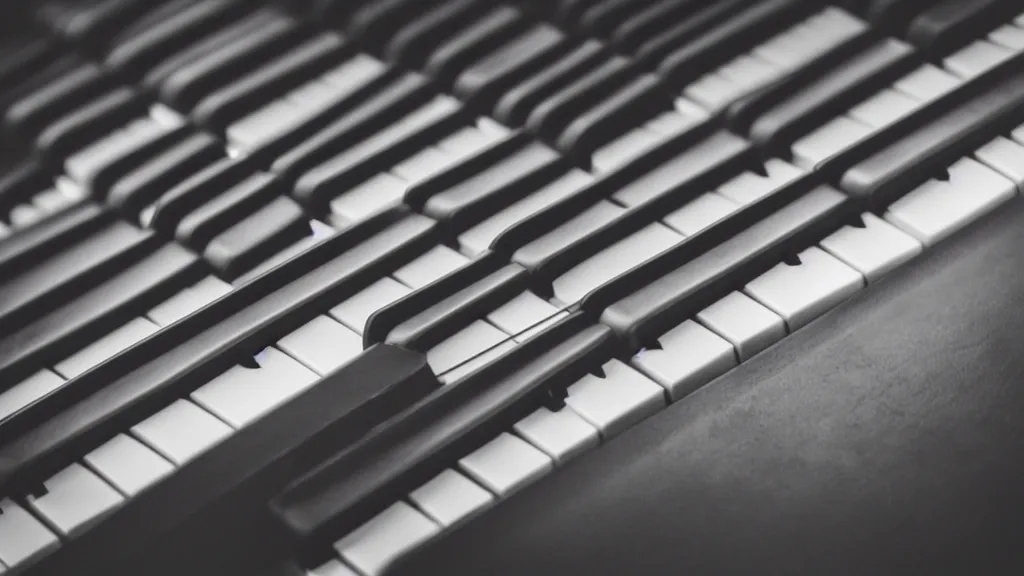 Image similar to a piano with hundreds of keys, professional photography, sharp focus