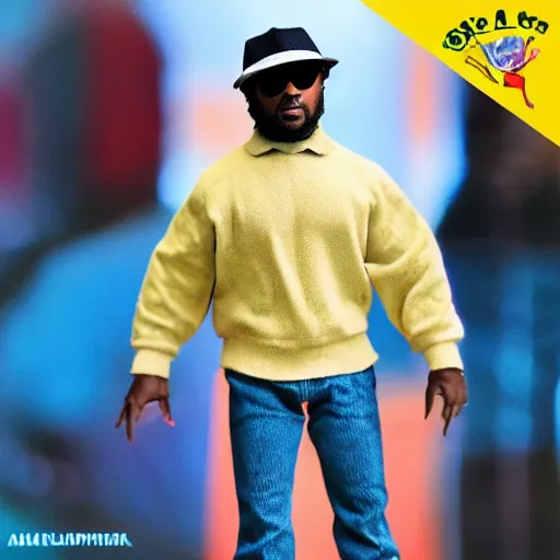 Prompt: schoolboy q, as an action figure, ebay photo