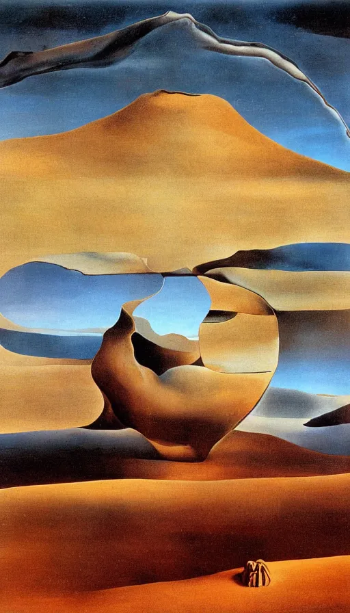 Prompt: the desert of Arrakis by Salvador Dali