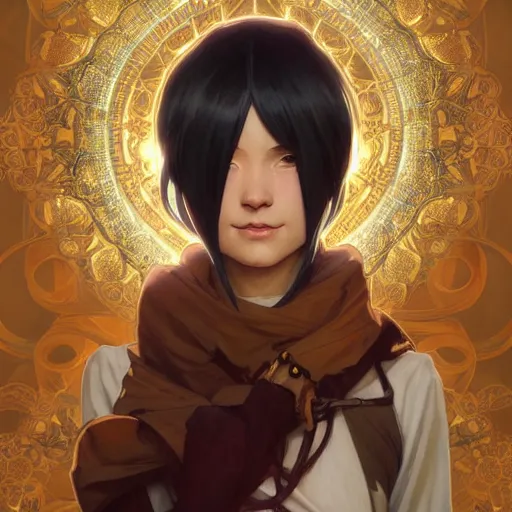 Image similar to Toph from avatar the last airbender, fantasy, intricate, elegant, highly detailed, digital painting, artstation, concept art, matte, sharp focus, illustration, art by Artgerm and Greg Rutkowski and Alphonse Mucha