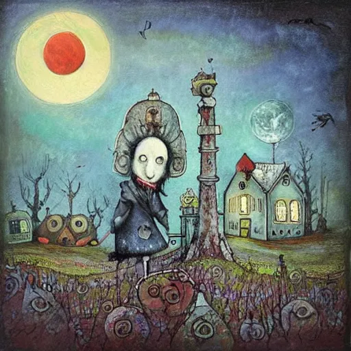 Image similar to a painting by alexander jansson